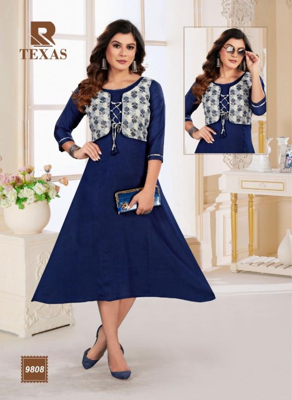 Raashi Texas Rayon Designer anarkali kurti Collecttion